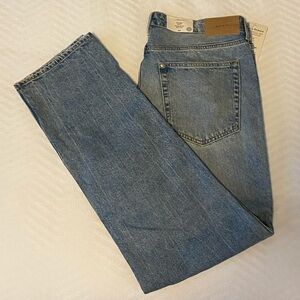 H&M Curvy Straight Leg Blue Jeans